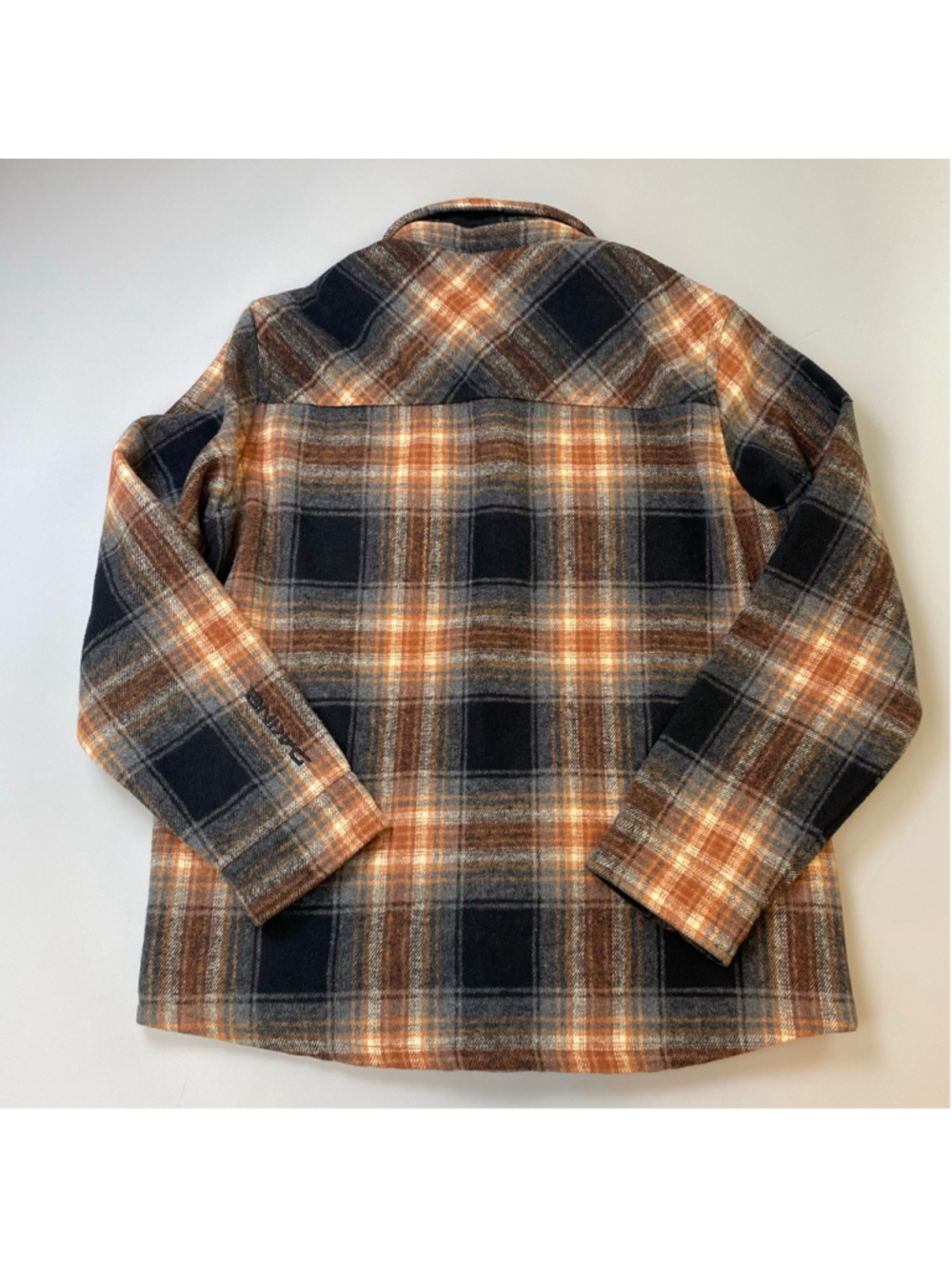 DAKINE Shirt Jacket Mens Small Plaid Flannel Utility Gorpcore Skater Grunge Mint - Picture 2 of 11